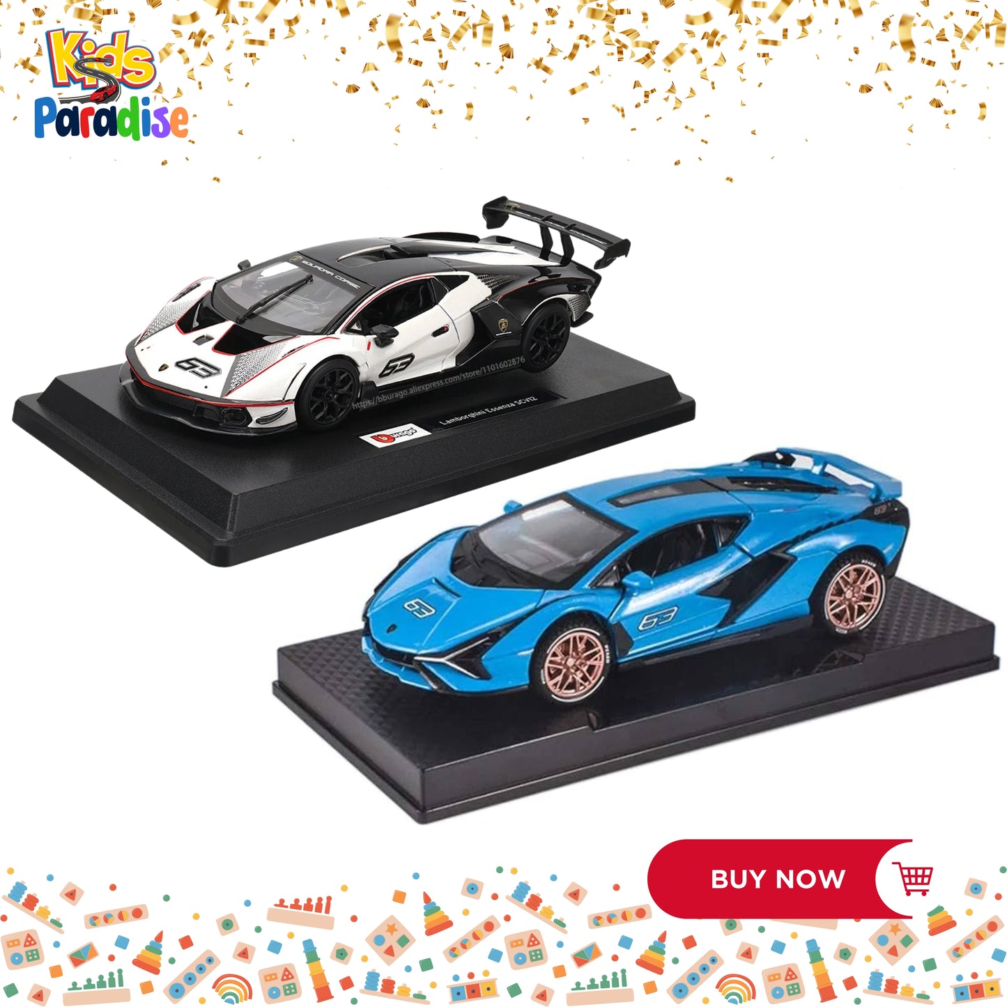 Die-cast Lamborghini