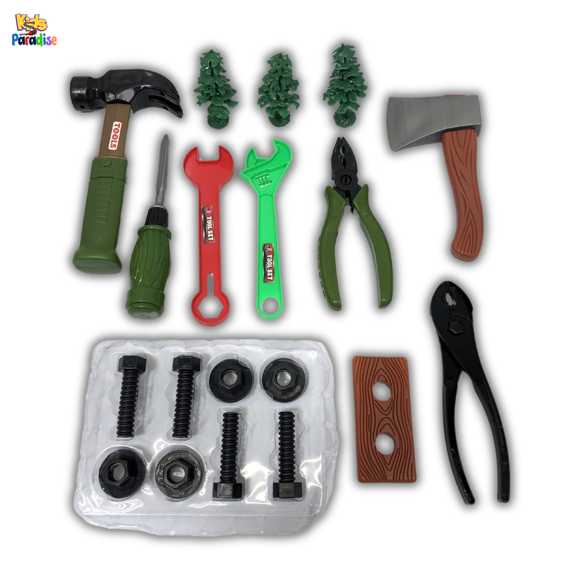 19 Pcs Engineers Dream Tools Kit Perfect Activity Gift for boys and girls
