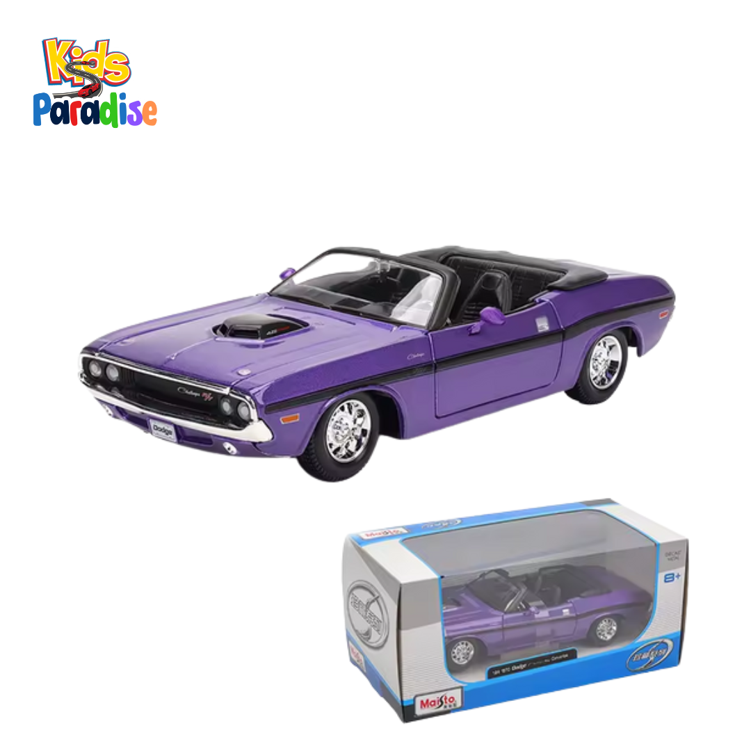 Maisto 1:24 1970 Dodge Challenger Convertible - Purple