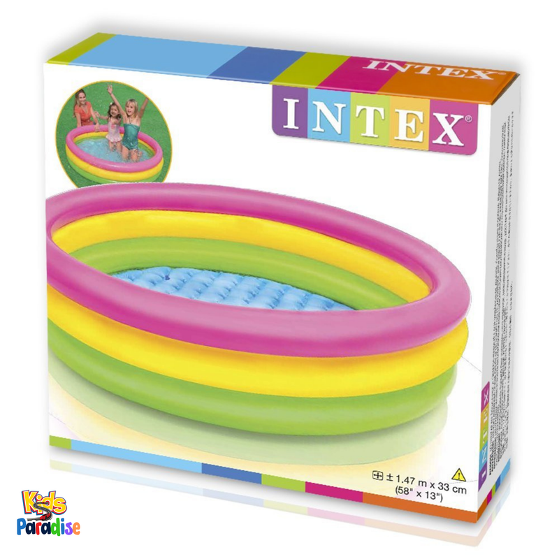 INTEX 4.85-FT Sunset Glow Baby Swimming Pool (58" x 13") 57422
