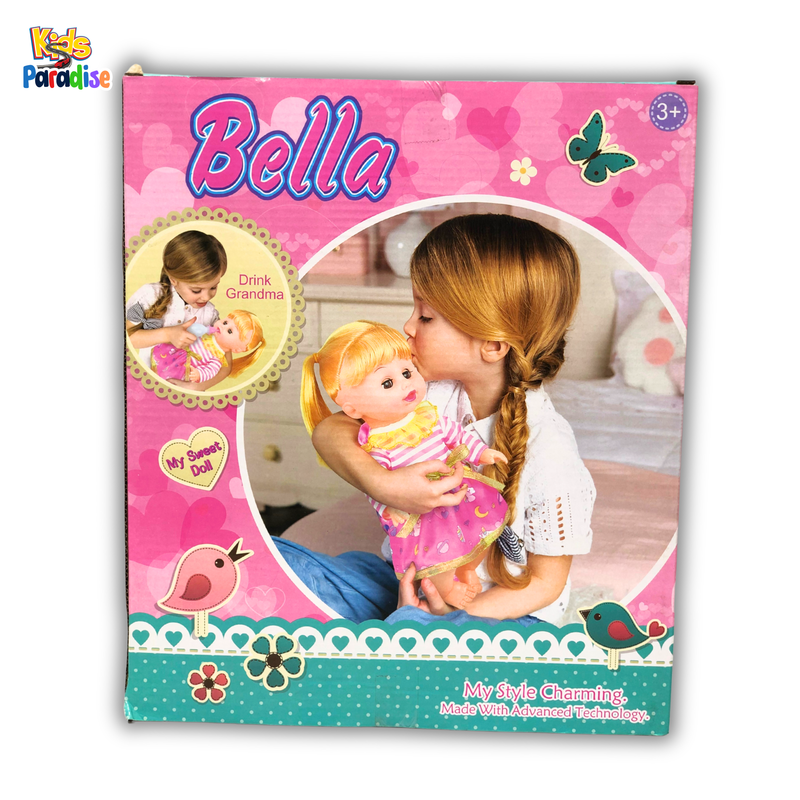 14" Bella Cute Baby Doll with Accessories For Girls - S6916-65