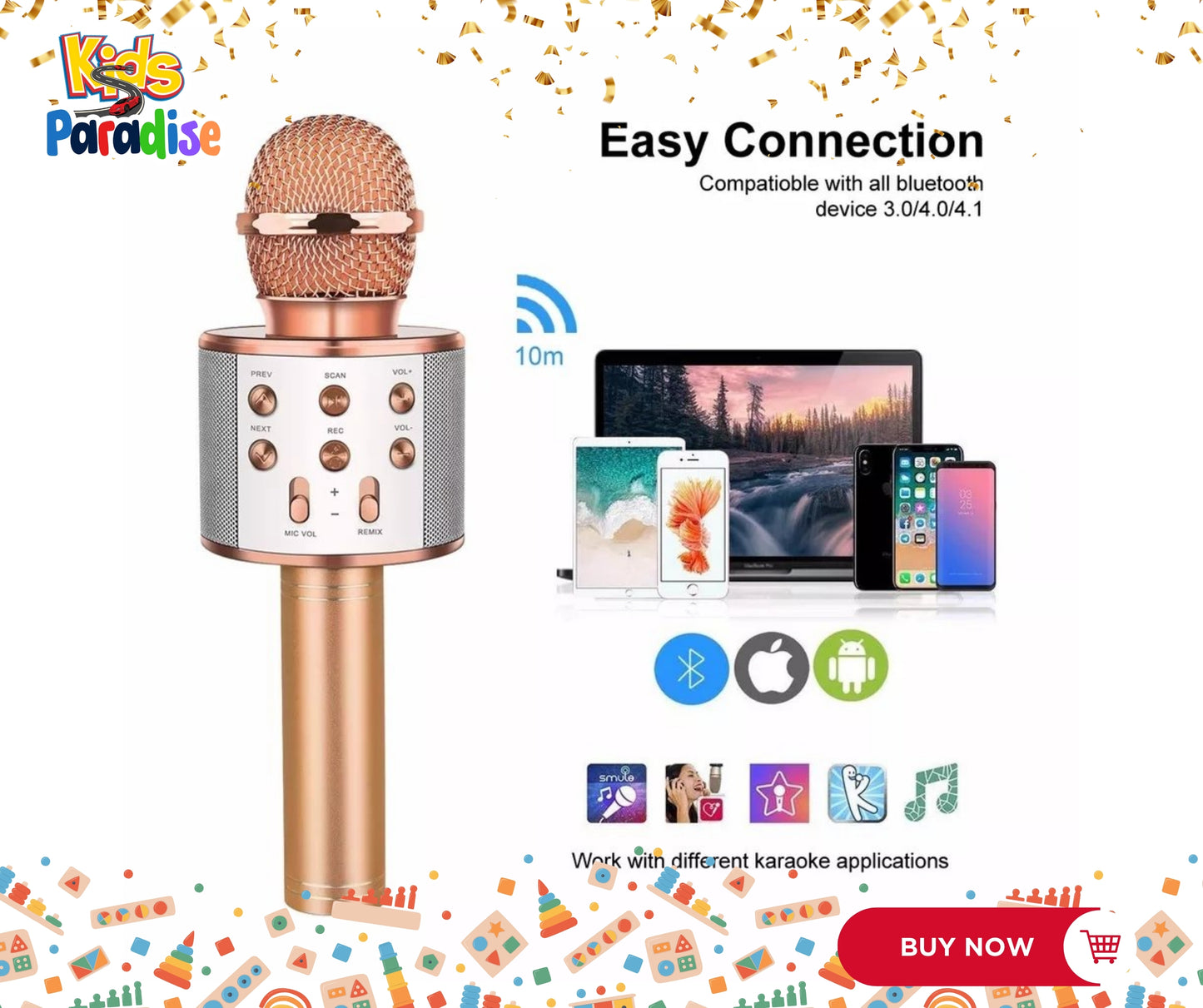 Wireless Microphone Hifi Speaker