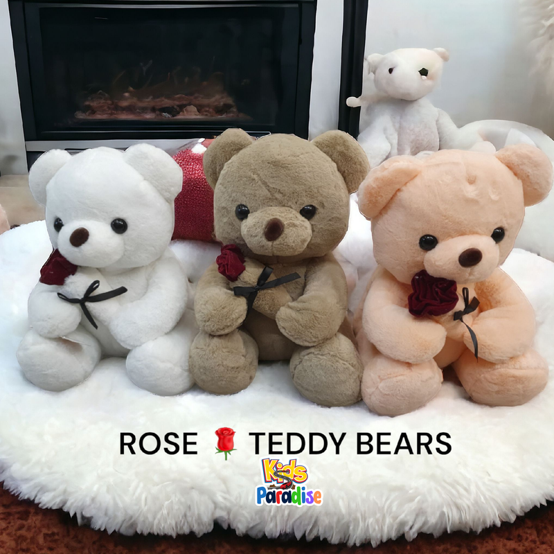 15 inch 40 cm Teddy Bear Rose Stuffed Plush Toy Cute Gift