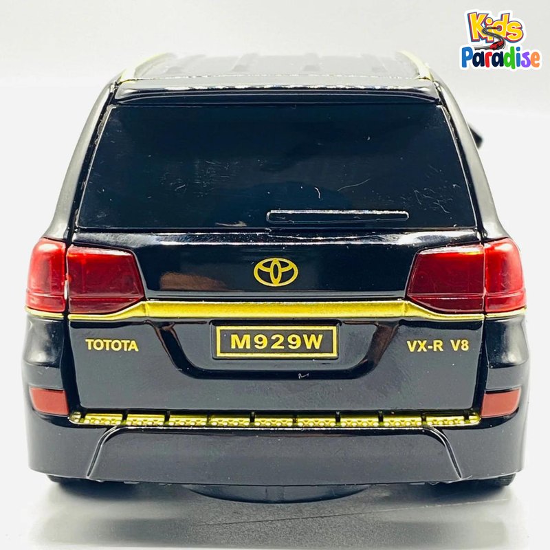 1:24 Toyota Land Cruiser VXR V8 Black and gold Die Cast Model Car M-926-W
