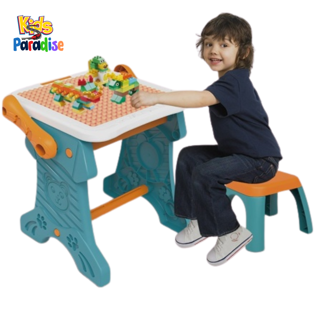 Multi-Functional 2-In-1 Creative Learning Table and Drawing Board 2055