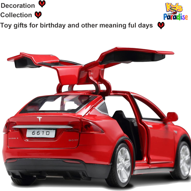1:24 Scale Tesla Model X Die Cast Model Car M-92317-1