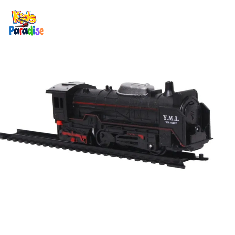 19 Pcs Track Car Model Model Train Set 2215-3 with Sound & Light Music