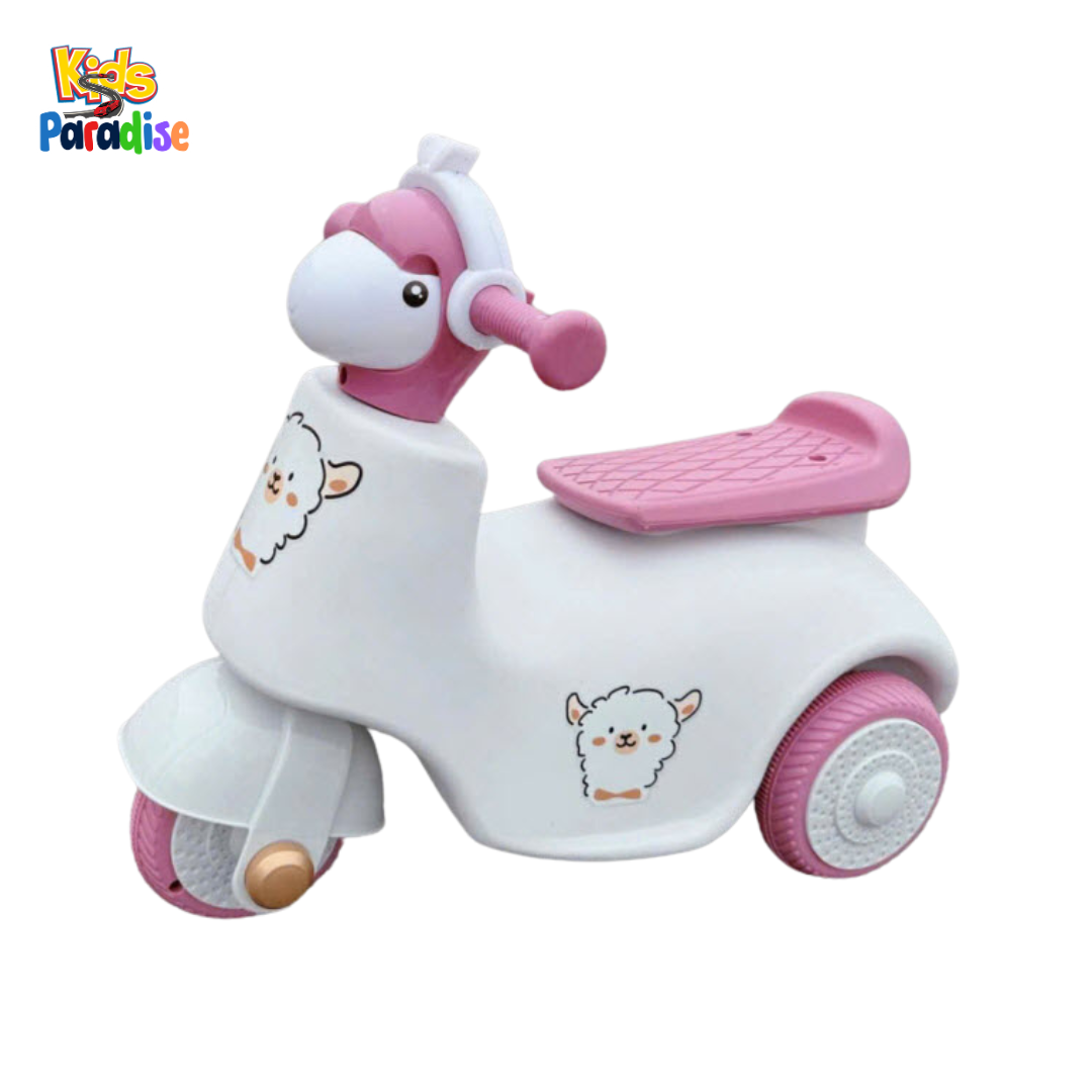 Vespa-Style Ride-On Push Car for Kids – Toddler Push Scooter (1–3 Years)