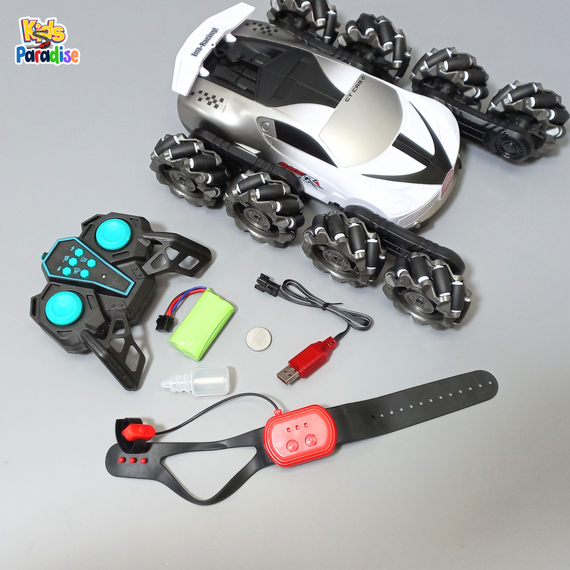 8-Wheel Stunt Car Master 360-Degree Maneuvers RC 360
