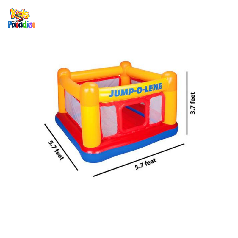 INTEX Jump-O-Lene Trampoline Bouncer Playhouse ( 68" X 68" X 44" ) 48260