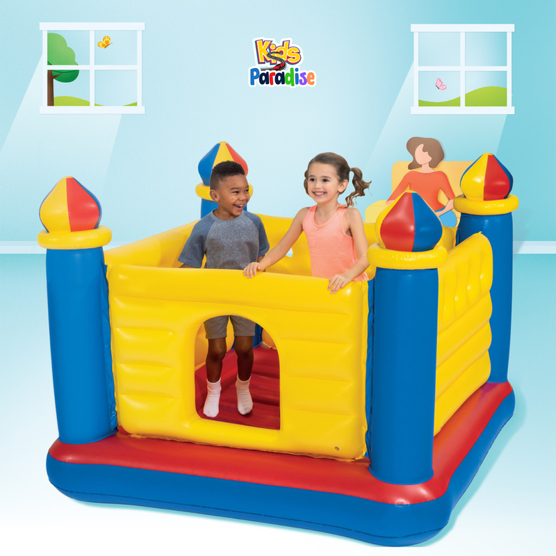 INTEX Jump-O-Lene Bouncer Castle House ( 69" X 69" X 53" ) 48259