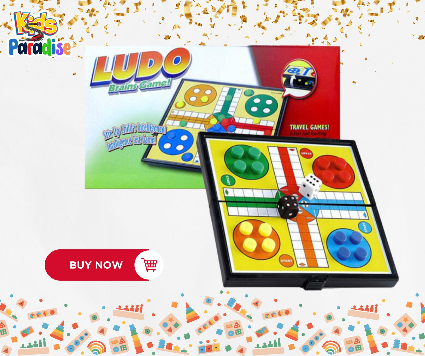 Magnetic Ludo Brain Game