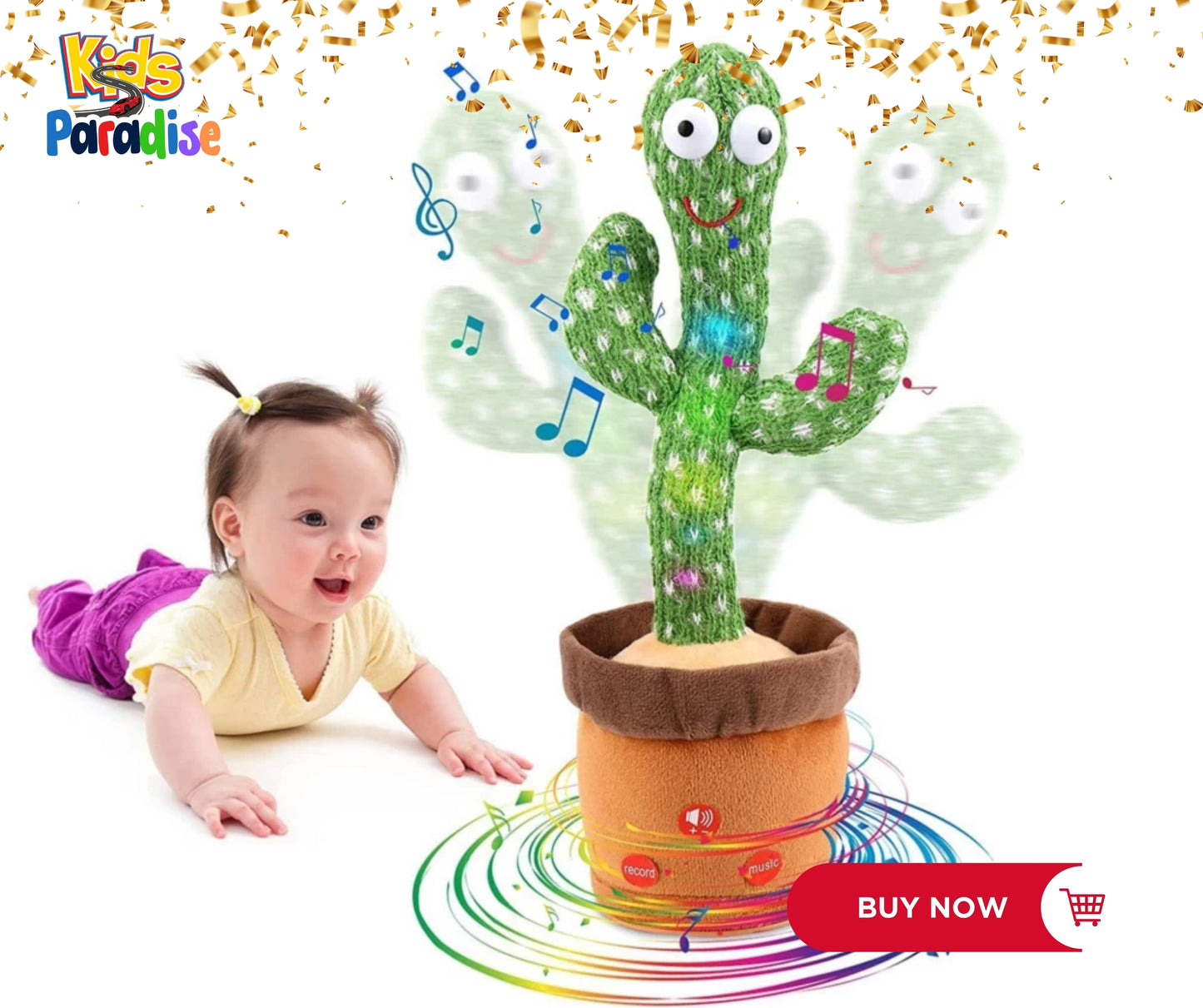 Rechargeable Cute Talking and Dancing Cactus