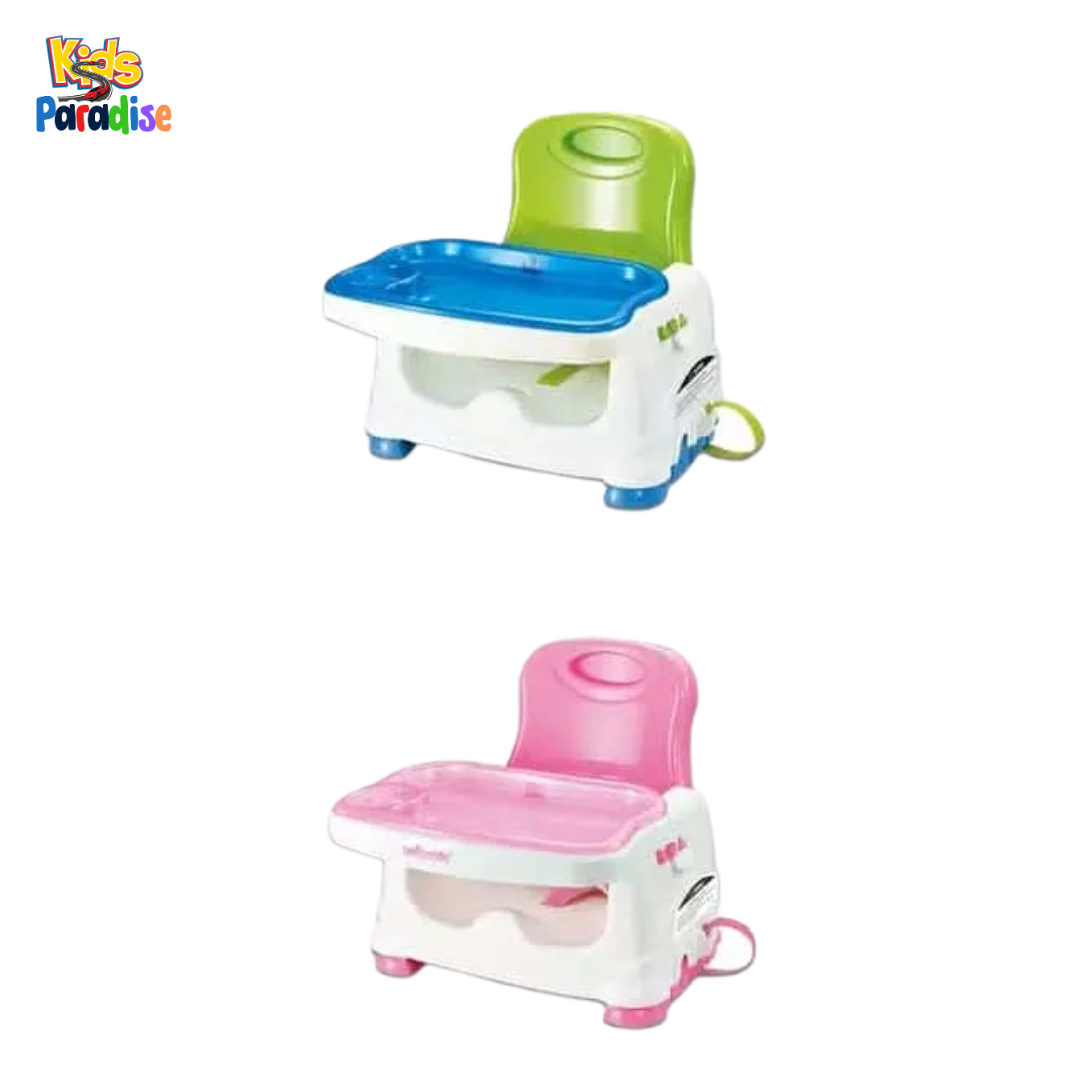 Evergreen Booster Seat – Portable & Secure Toddler Dining Chair