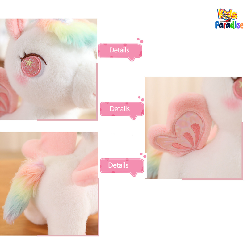 24 Inch 60 cm Unicorn Horse Stuffed Plush Animal Toy Cute Gift