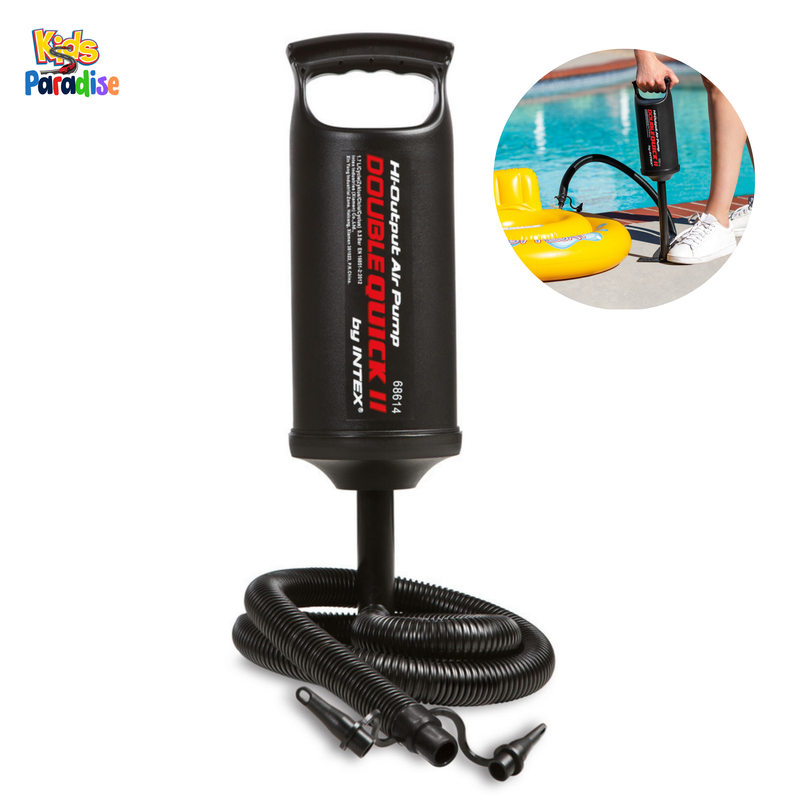 INTEX 14 inch Hi-Output Air Pump Double Quick Hand Pump 68614 (36CM)