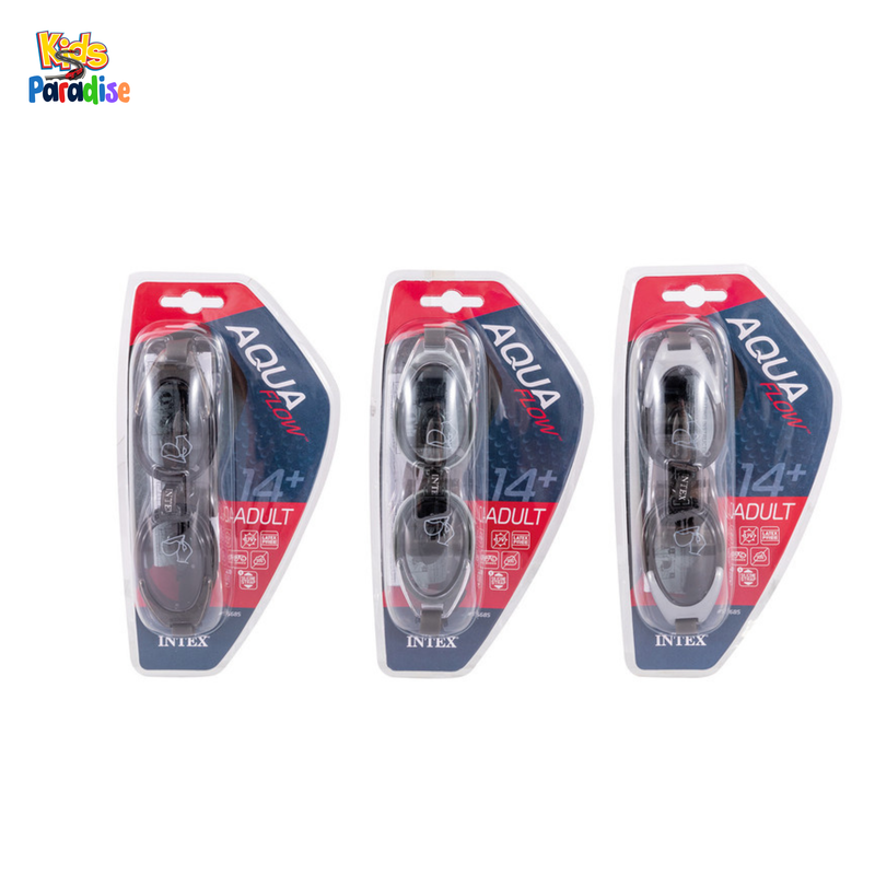INTEX Aqua Flow Water Sport Swimming Goggles (10+Y) 55685