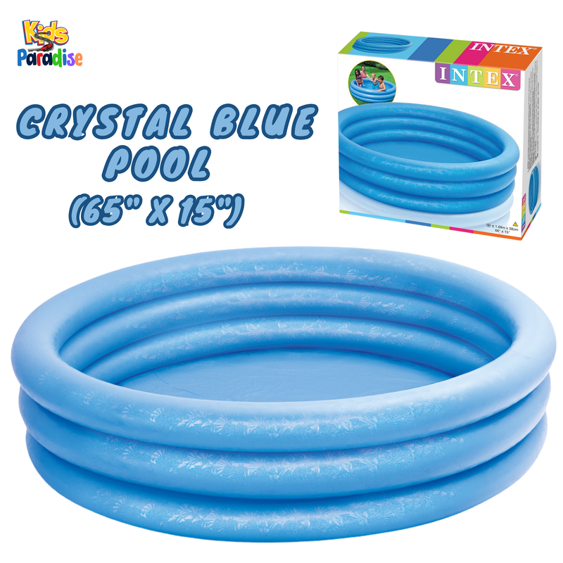 INTEX 5.5-FT Crystal Blue Inflatable Swimming Pool (66" X 15") 58446