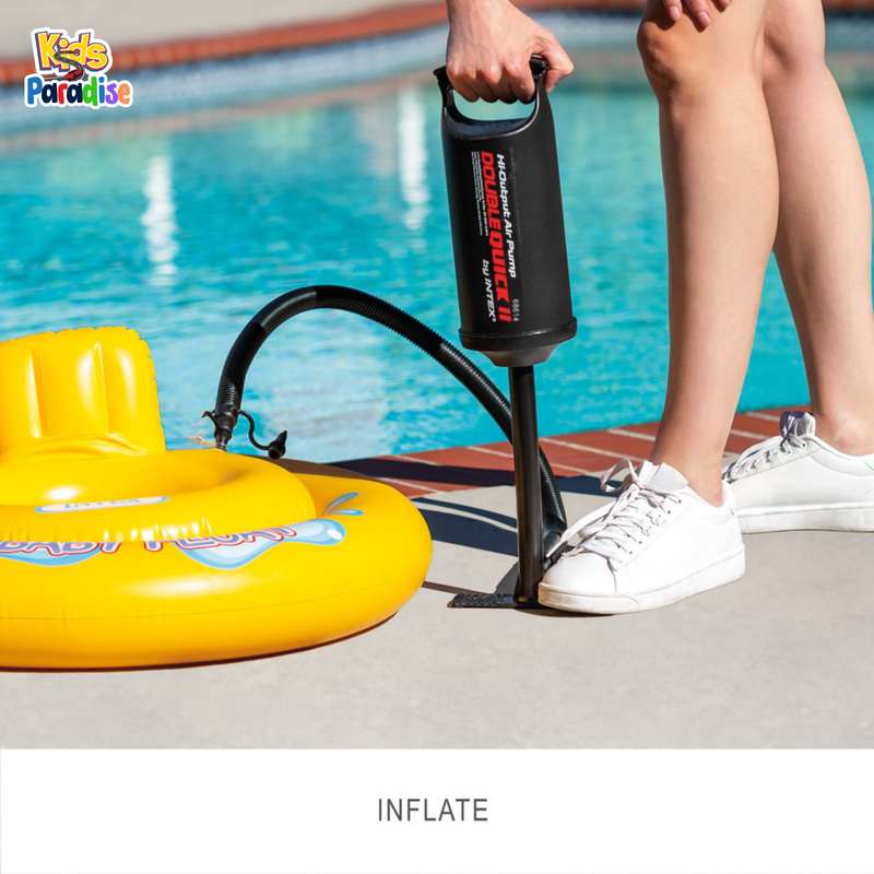 INTEX 14 inch Hi-Output Air Pump Double Quick Hand Pump 68614 (36CM)