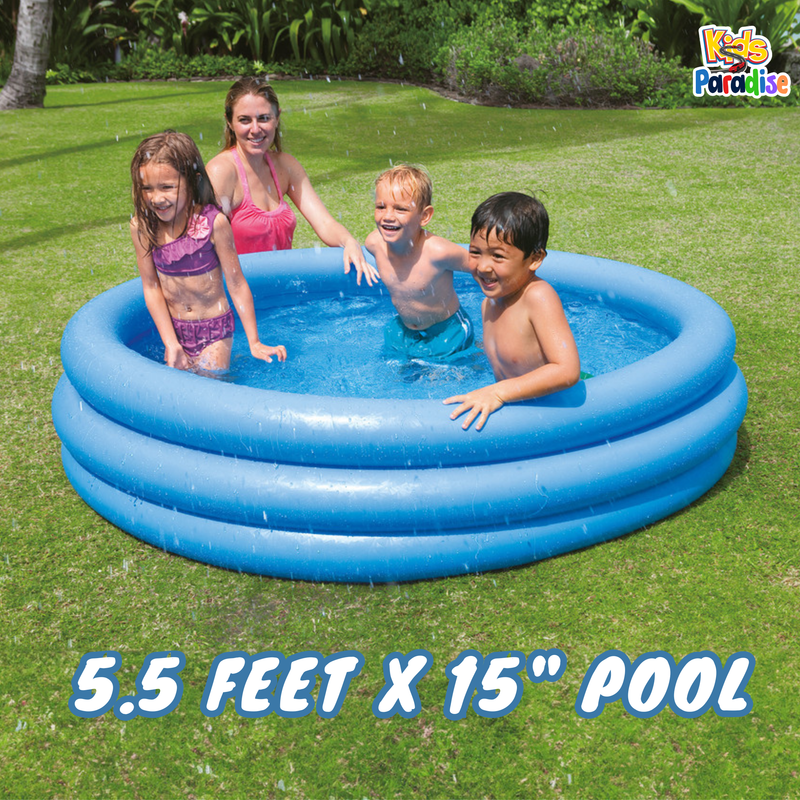 INTEX 5.5-FT Crystal Blue Inflatable Swimming Pool (66" X 15") 58446