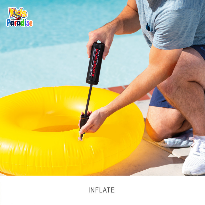 INTEX 11.5 Inch Manual Double Quick Mini Hand Pump 69613