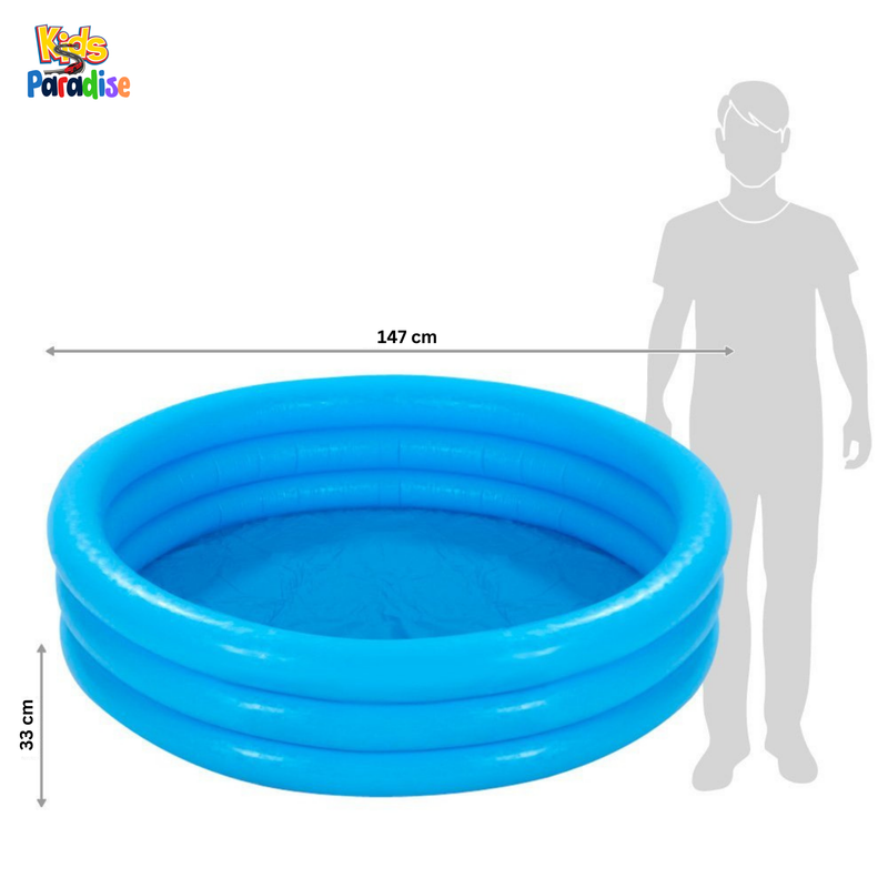 INTEX 4.8-FT Crystal Blue Inflatable Swimming Pool  (58" X 13") 58426