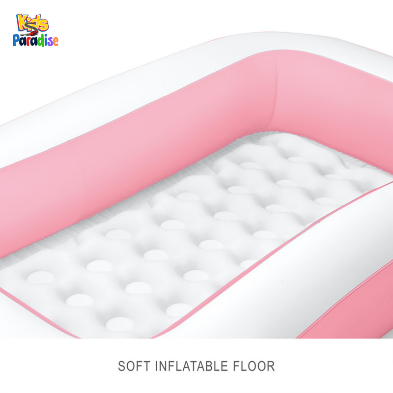 INTEX 5.5-FT Pink Rectangular Baby Swimming Pool (65.5" L x 39.5" W x 10" H) 58423