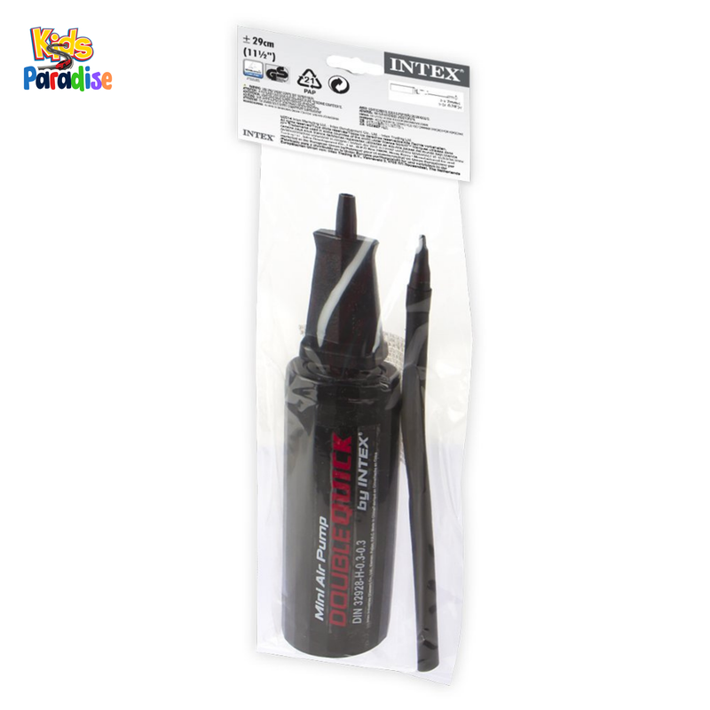 INTEX 11.5 Inch Manual Double Quick Mini Hand Pump 69613