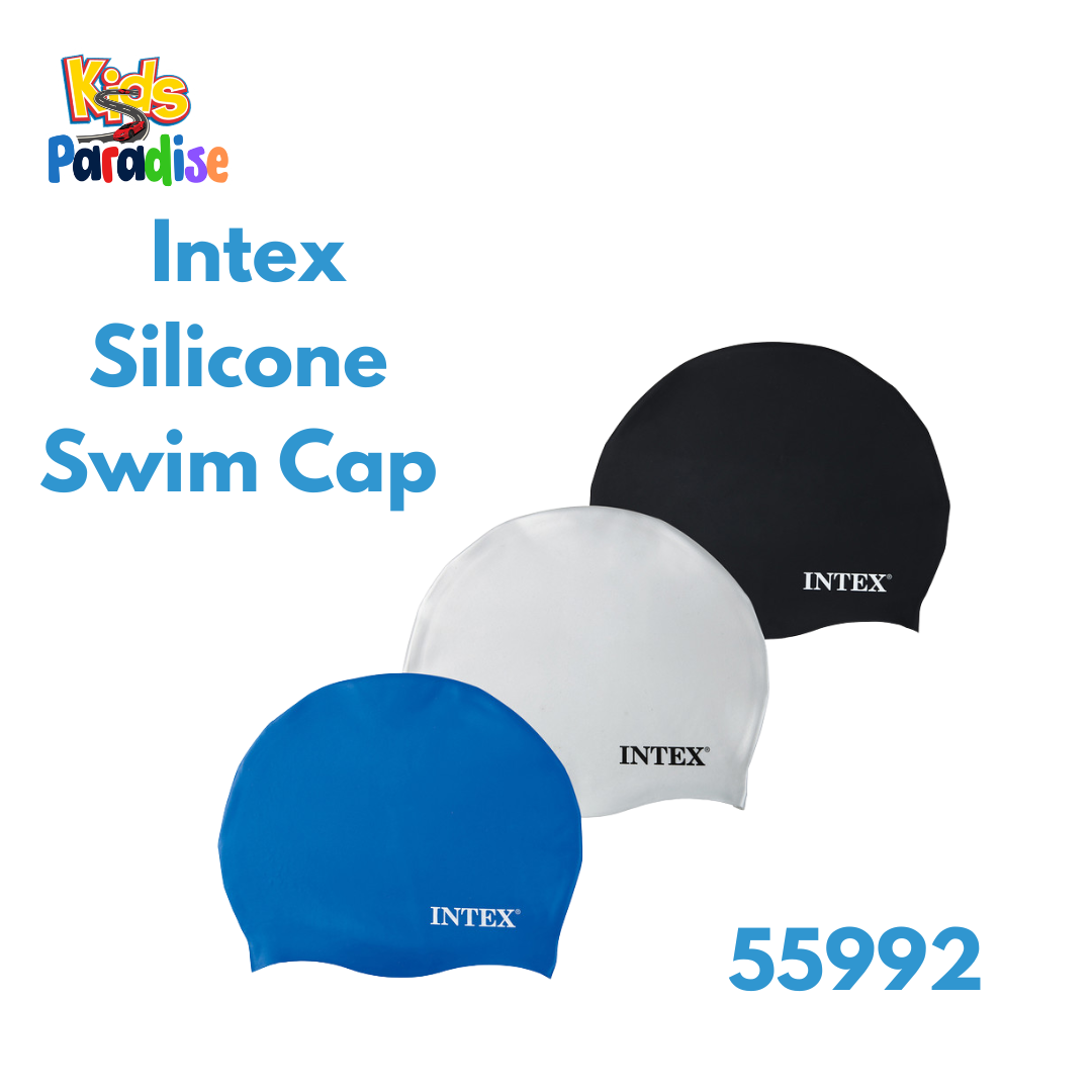 Smooth, Snug, and Swim-Ready – Intex Silicone Swim Cap | 55992