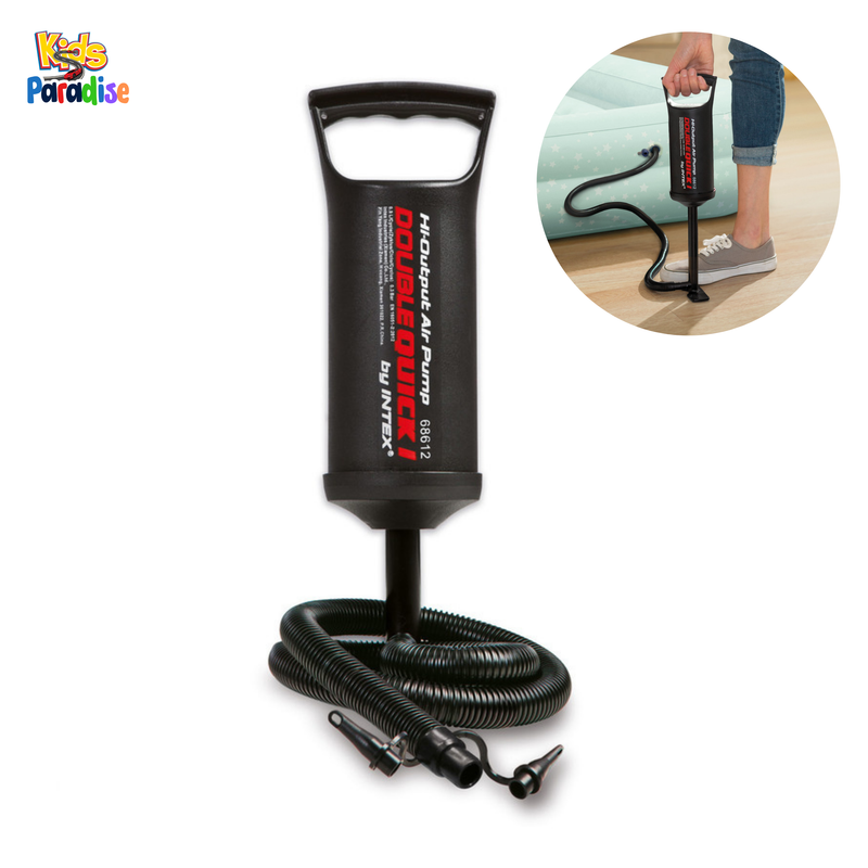 INTEX 11.5 inch Hi-Output Air Pump Double Quick Hand Pump 68612 (29CM)
