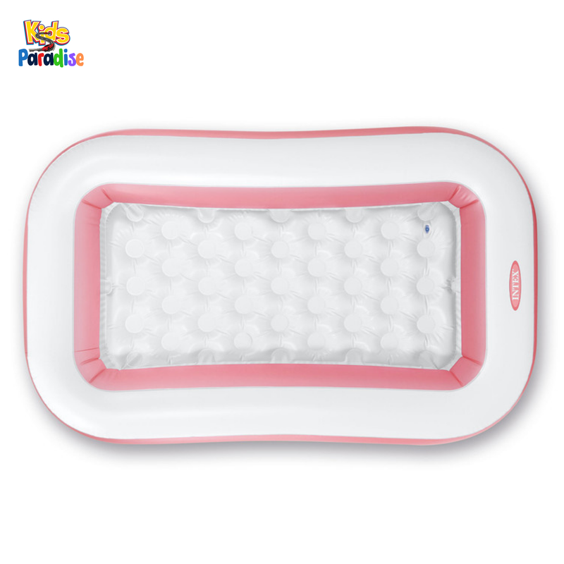 INTEX 5.5-FT Pink Rectangular Baby Swimming Pool (65.5" L x 39.5" W x 10" H) 58423