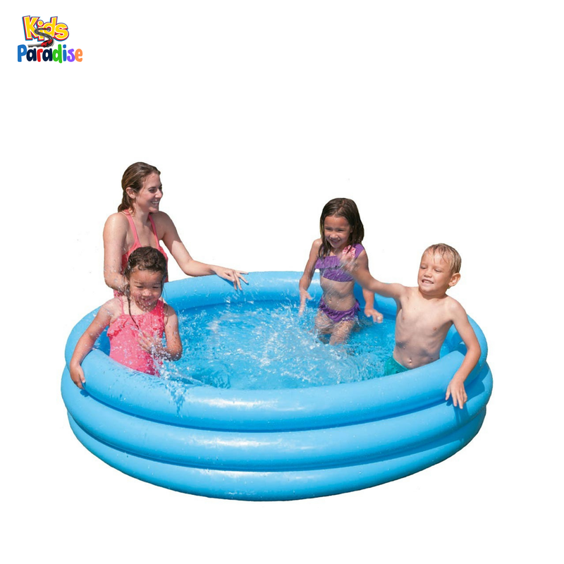 INTEX 4.8-FT Crystal Blue Inflatable Swimming Pool  (58" X 13") 58426