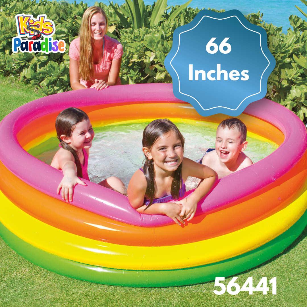 Backyard Glow-Up – Intex Sunset Glow Inflatable Pool | 56441 ( 66" x 18")
