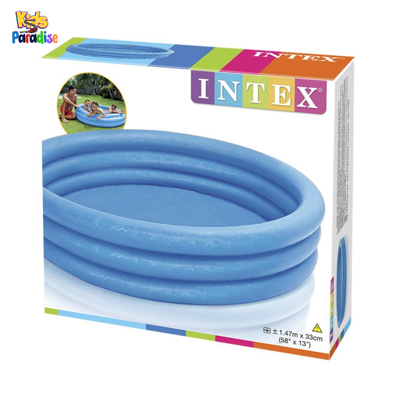 INTEX 4.8-FT Crystal Blue Inflatable Swimming Pool  (58" X 13") 58426
