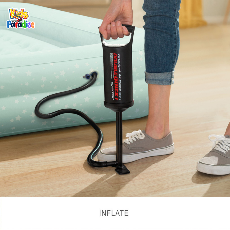 INTEX 11.5 inch Hi-Output Air Pump Double Quick Hand Pump 68612 (29CM)