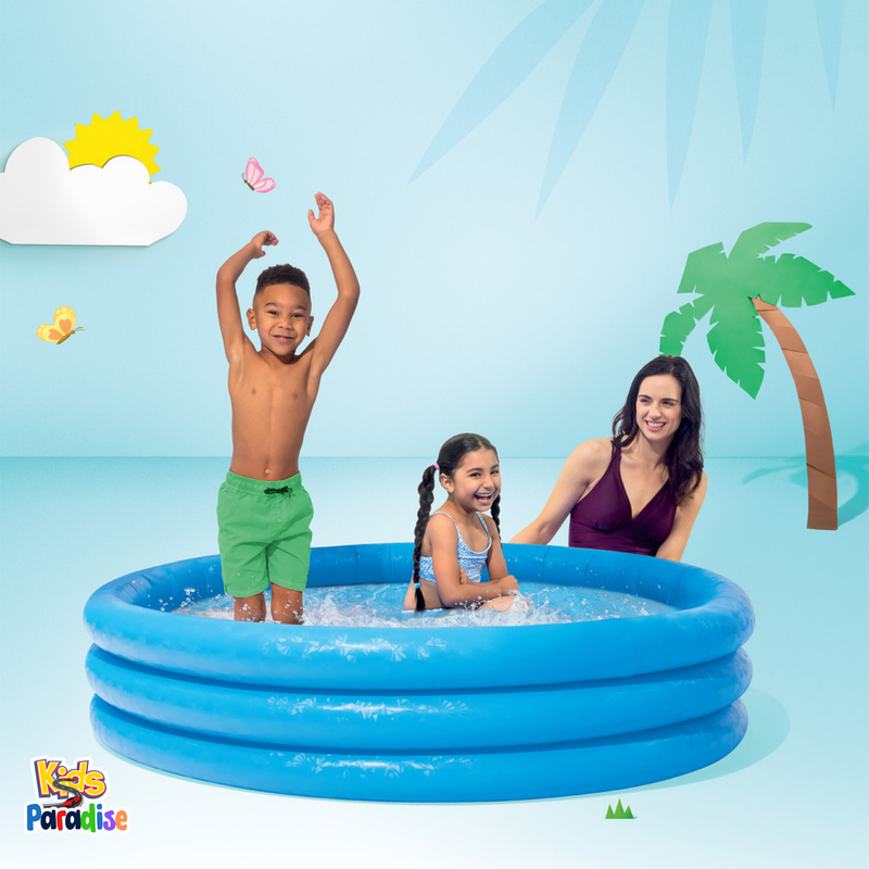 INTEX 4.8-FT Crystal Blue Inflatable Swimming Pool  (58" X 13") 58426