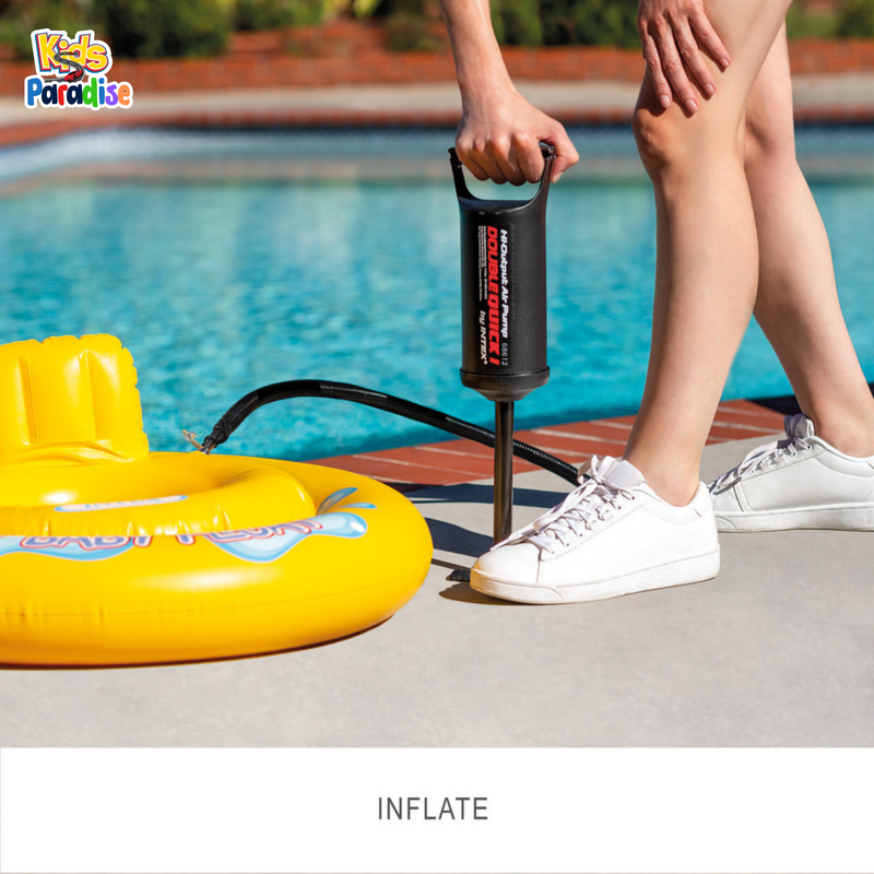 INTEX 11.5 inch Hi-Output Air Pump Double Quick Hand Pump 68612 (29CM)