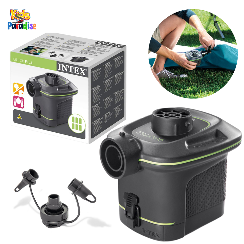 INTEX Quick-Fill Battery Air Powered Pump 6 C-cell batteries - 14.8 CFM 66638