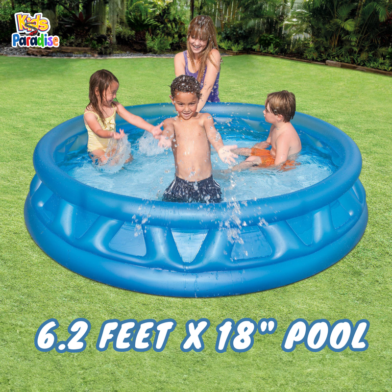 INTEX 6.2-FT Soft Side Inflatable Swimming Pool (74" X 18") 58431