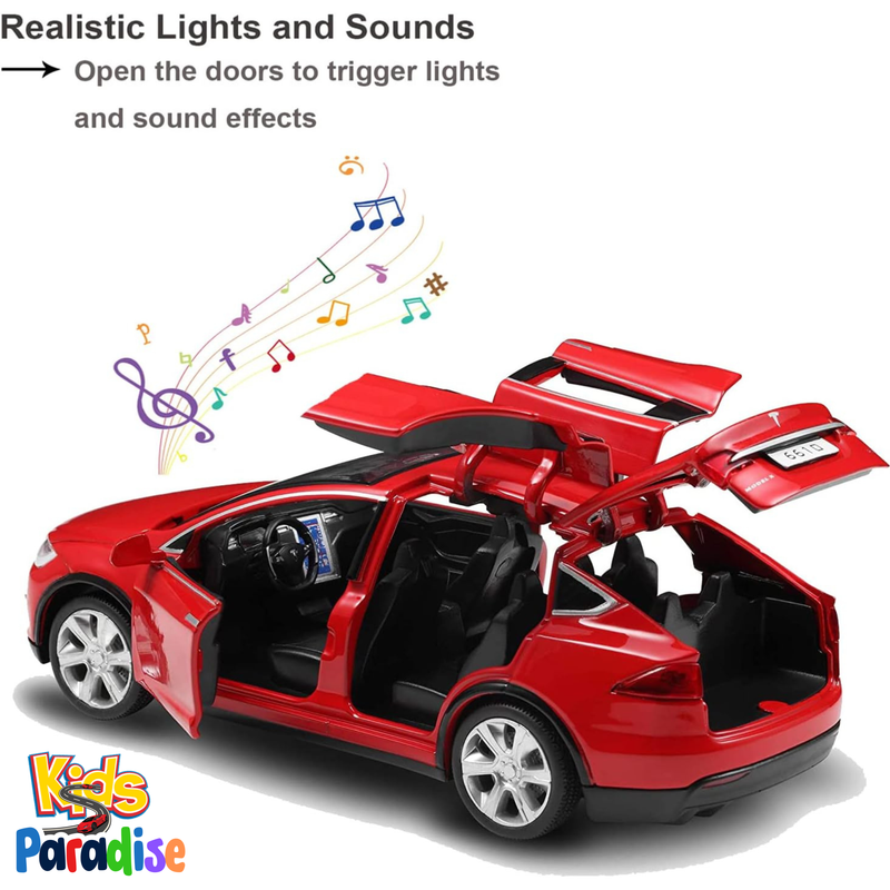 1:24 Scale Tesla Model X Die Cast Model Car M-92317-1