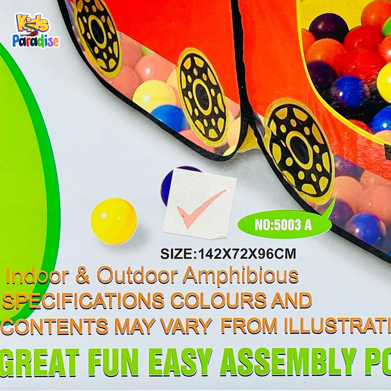 Kids Bus Shape Pop Tent Foldable Camp House For Boys and Girls