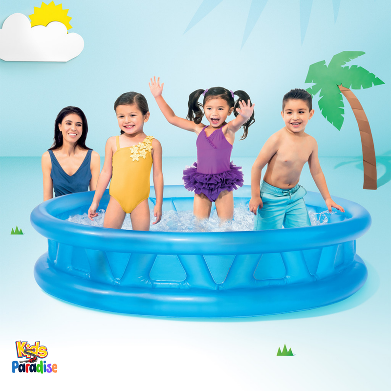 INTEX 6.2-FT Soft Side Inflatable Swimming Pool (74" X 18") 58431