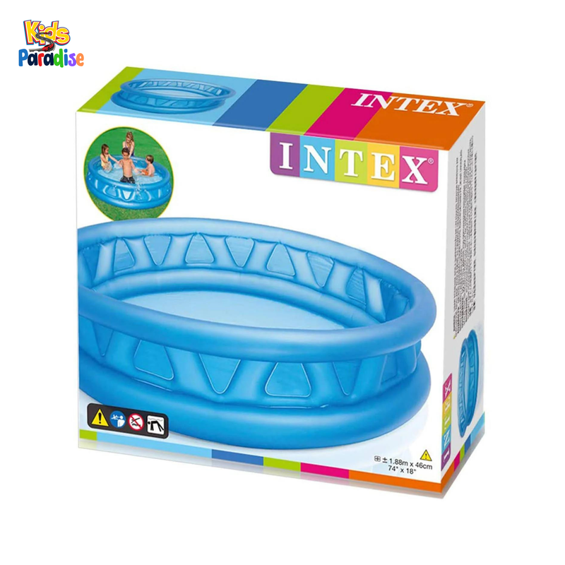 INTEX 6.2-FT Soft Side Inflatable Swimming Pool (74" X 18") 58431