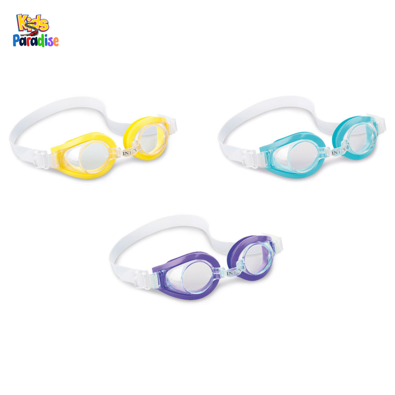 INTEX Aqua Flow Play Swimming Goggles - Assortment For Kids 3-8Years 55602