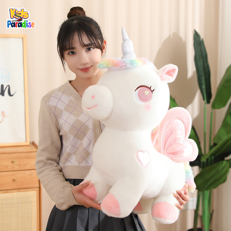 24 Inch 60 cm Unicorn Horse Stuffed Plush Animal Toy Cute Gift