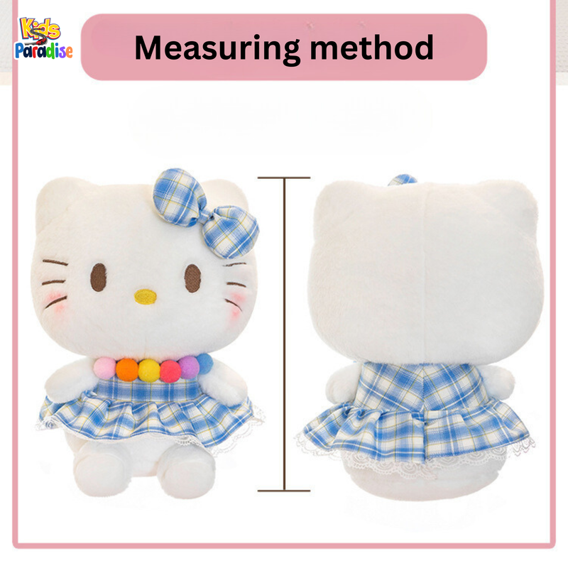 18 inch 45cm Hellow Kitty Frock Lovely Soft Blue Purple Pink Stuffed Plush Frock Toy Cute Gift