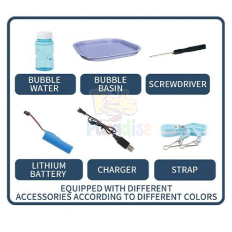 64 Holes Space Rocket Big Bubble Gun Gatlin Machine