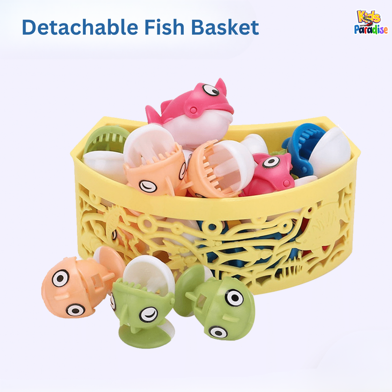 21 Pcs Fish Game Electric Musical Fishing Toy