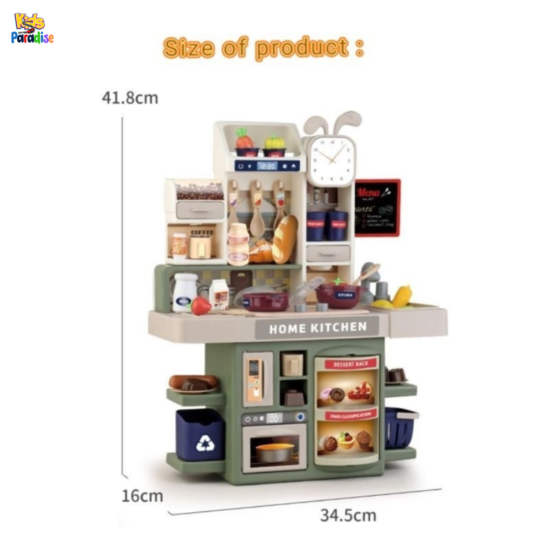 Kitchen Playset with Cereal Container & Mini Planter Kitchen Toy for Girl KITCHEN SET 42T-3