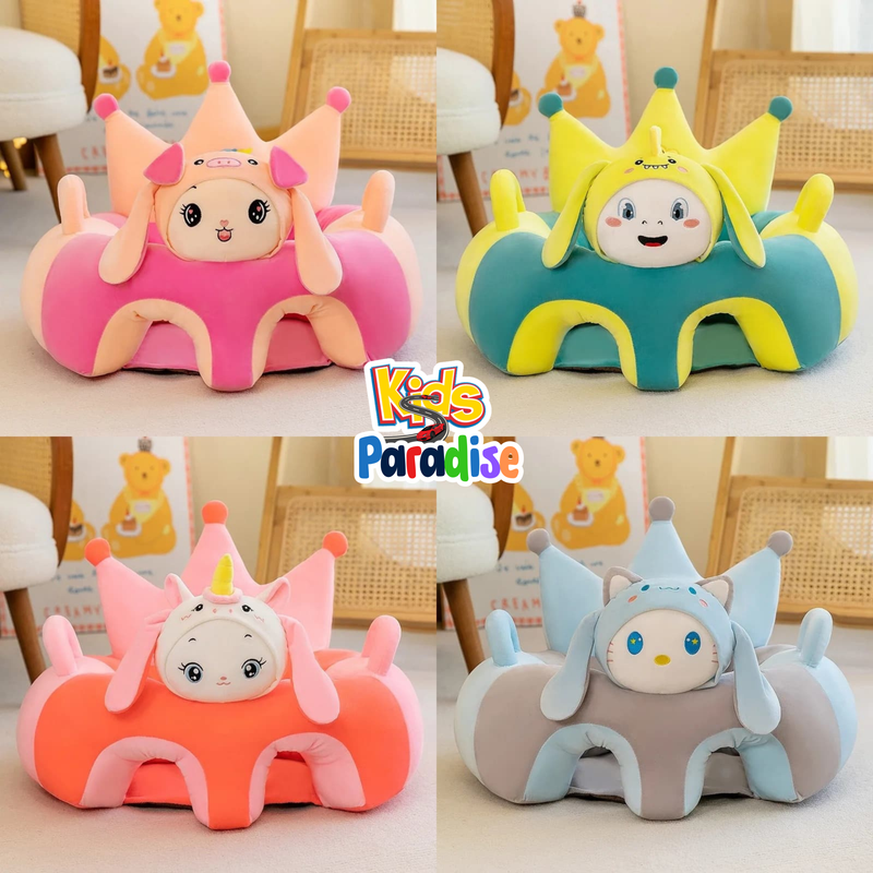 Cute Cartoon  Kids Chair Cushion Seat CZ05 SITTER CROWN 6 DESIGN Baby Support Seat Case Learning To Sit Comfort for Toddlers